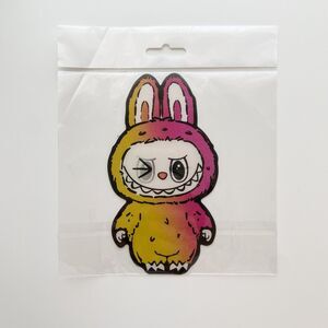 Lenticular 3D Labubu Sticker Color Changing Decal Flip Effect Cute Character